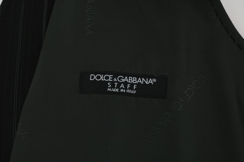 Dolce & Gabbana Elegant Striped Vest Waistcoat - Image 6