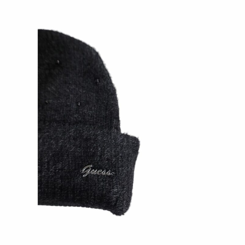 Guess Black Cotton Hat - Image 2