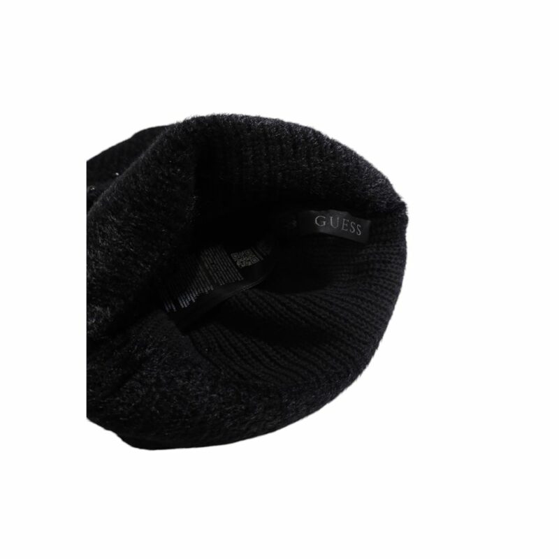 Guess Black Cotton Hat - Image 5
