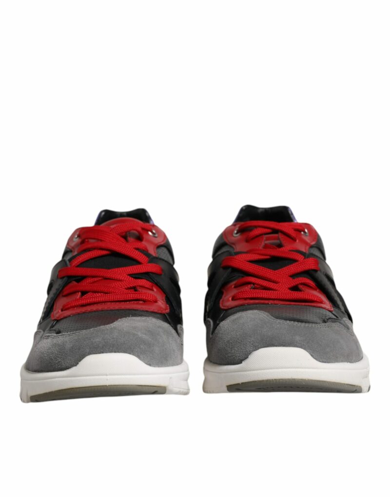 Dolce & Gabbana Multicolor Leather Suede Low Top Sneakers Shoes - Image 2
