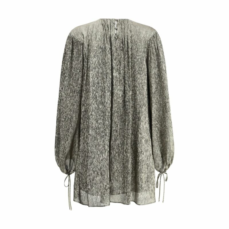Chloé Silk lamé mini Dress - Image 2