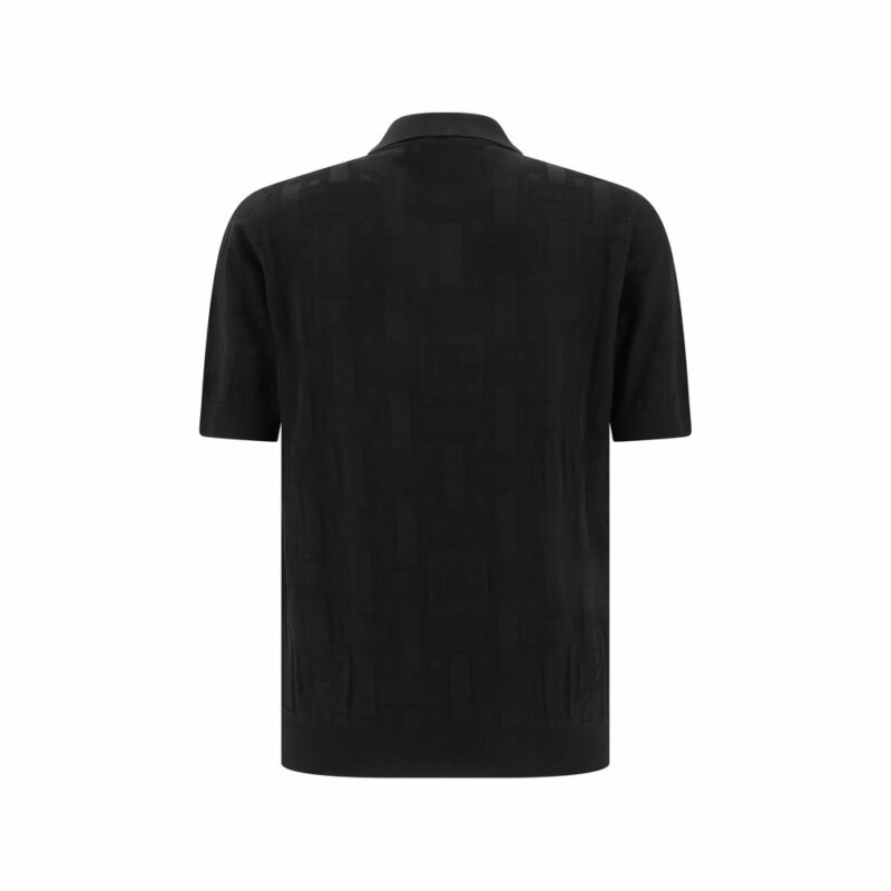 Dolce & Gabbana Silk Polo Shirt - Image 2