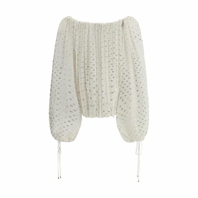 Chloé Off-Shoulder Shirt - Image 2