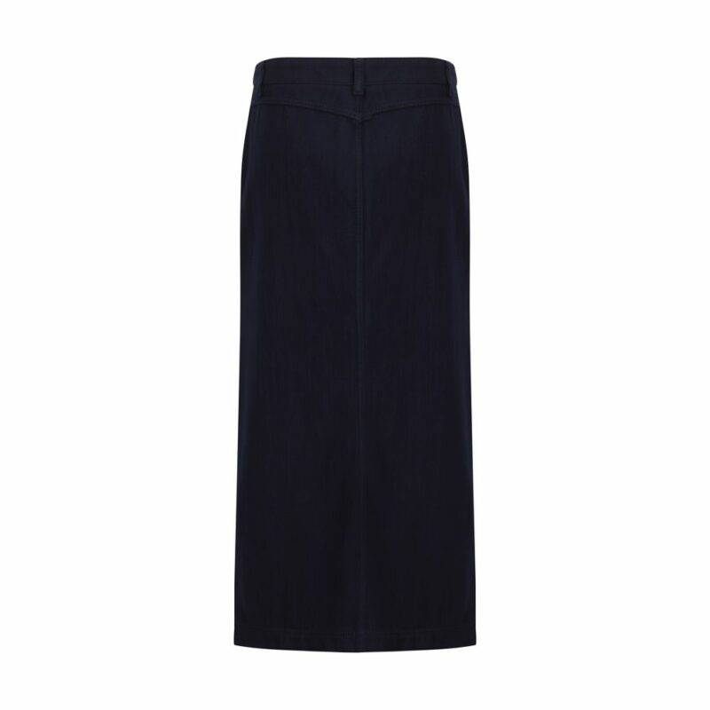 Giorgio Armani Blue Cotton Skirt - Image 2