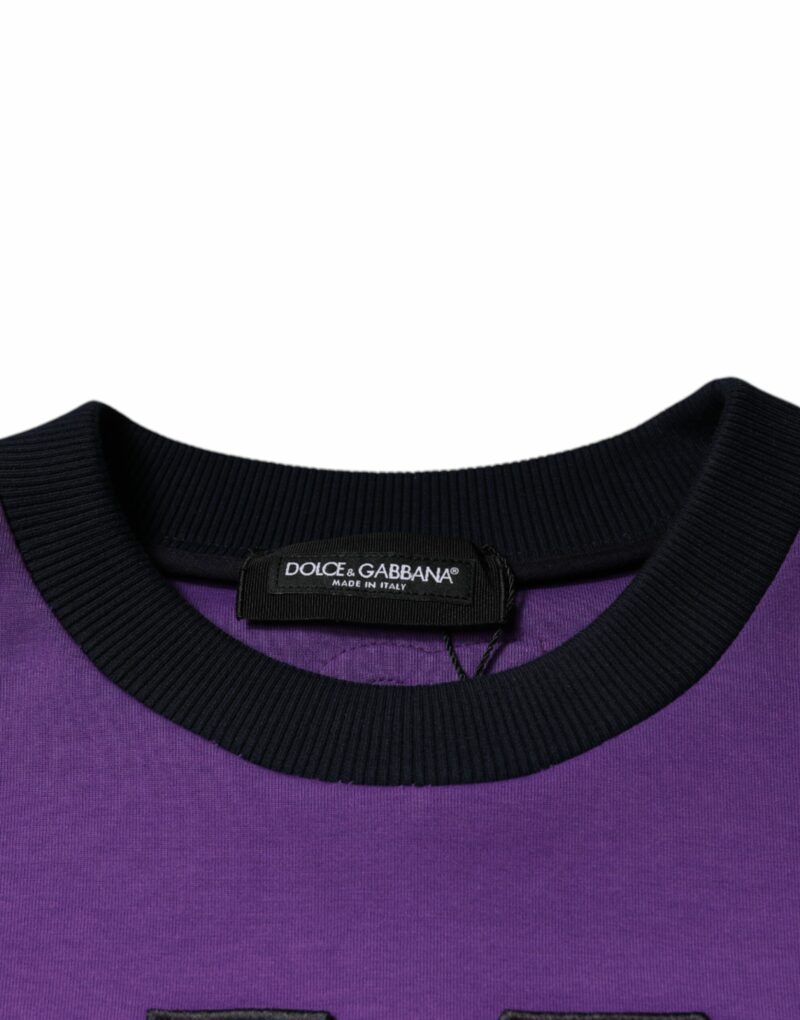 Dolce & Gabbana Multicolor Crew Neck Men Sweatshirt Sweater - Image 7
