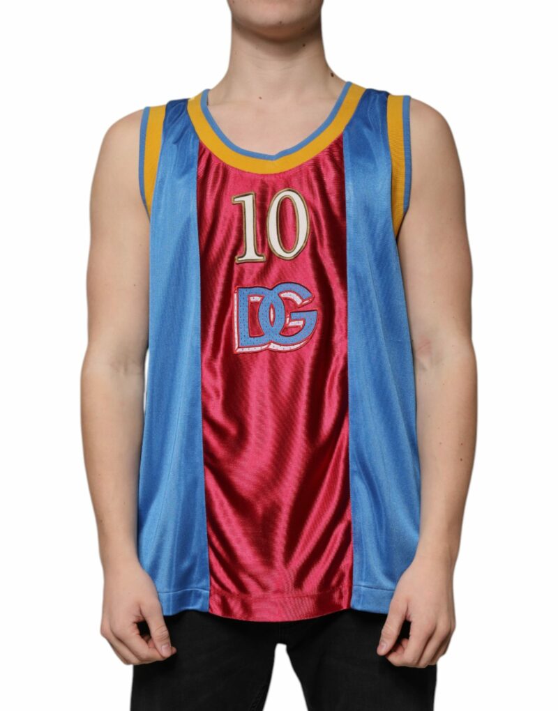 Dolce & Gabbana Multicolor Jersey Tank Sleeveless T-shirt - Image 2