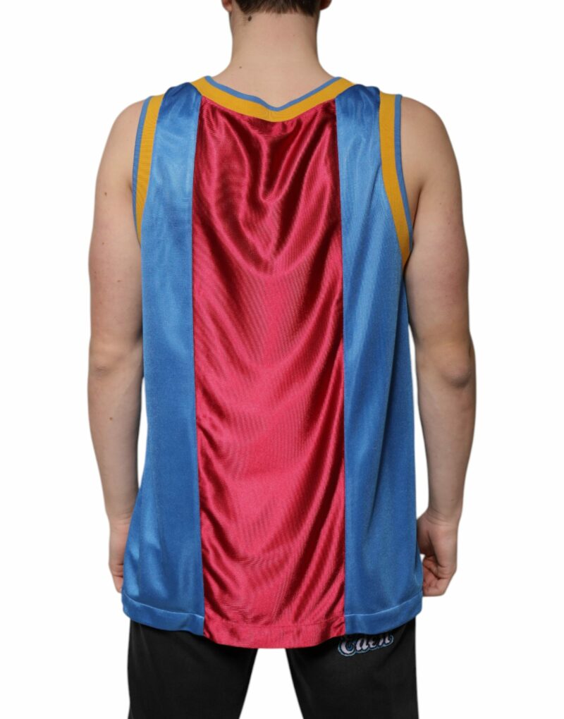 Dolce & Gabbana Multicolor Jersey Tank Sleeveless T-shirt - Image 4