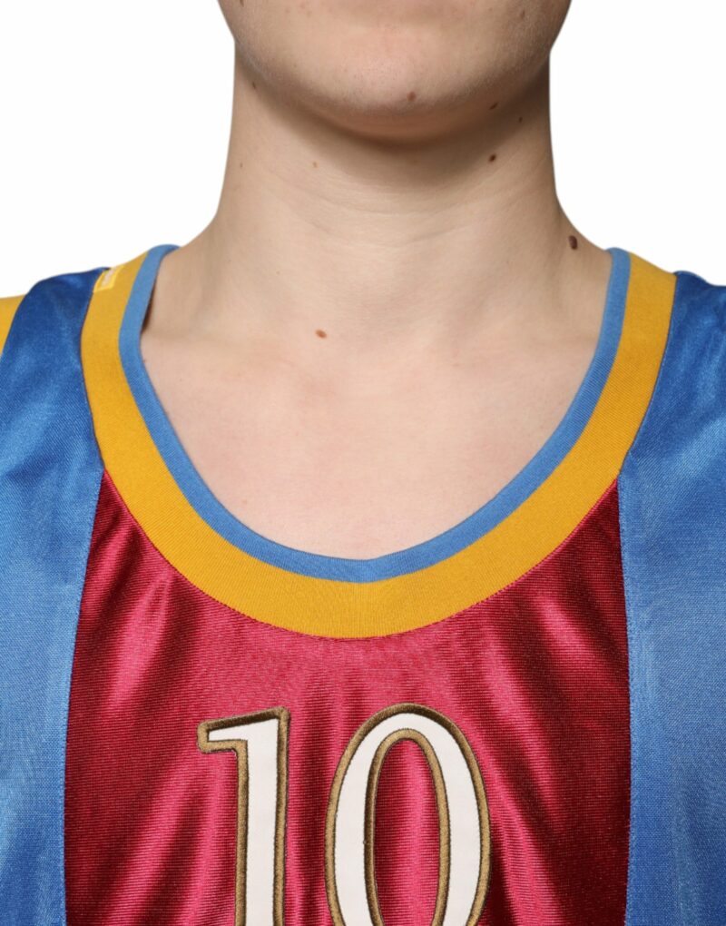 Dolce & Gabbana Multicolor Jersey Tank Sleeveless T-shirt - Image 5