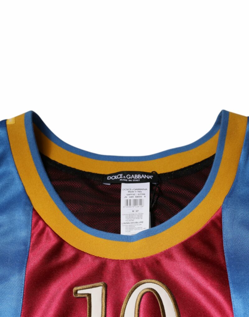 Dolce & Gabbana Multicolor Jersey Tank Sleeveless T-shirt - Image 6