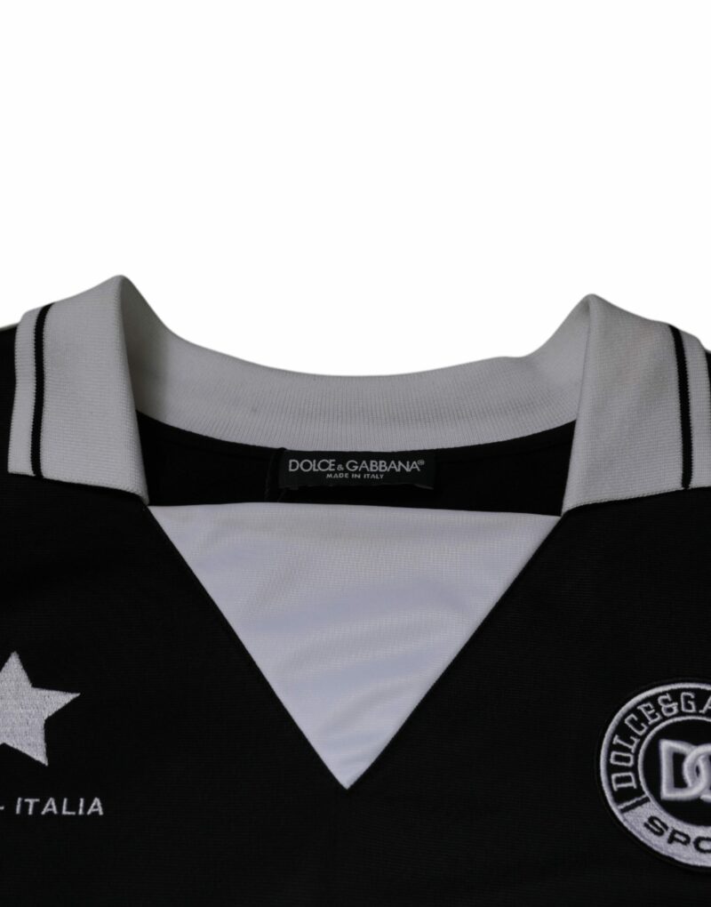 Dolce & Gabbana Black White Sicilia Short Sleeves T-shirt - Image 7