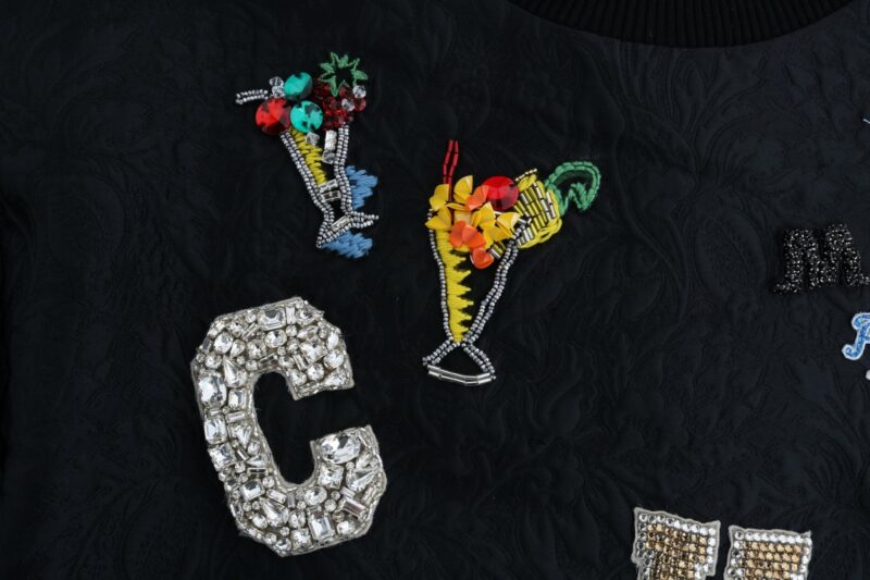 Dolce & Gabbana Enchanted Crystal Embellished Black Sweater - Image 6