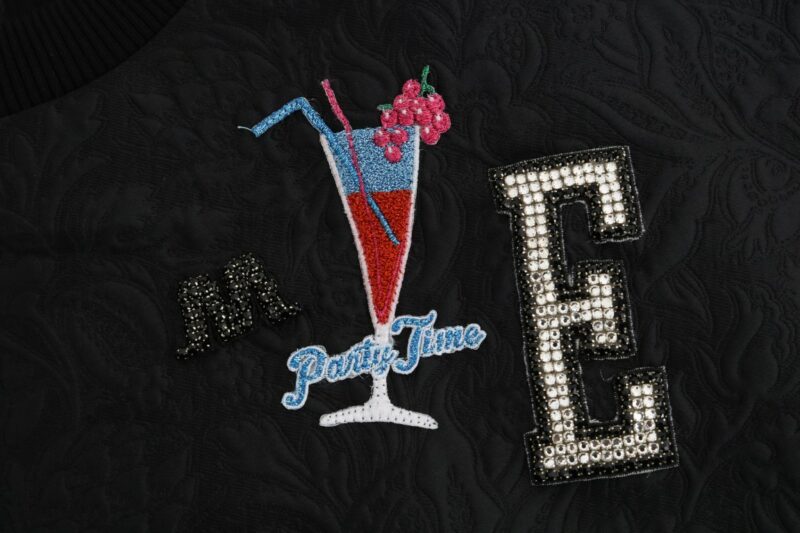 Dolce & Gabbana Enchanted Crystal Embellished Black Sweater - Image 7