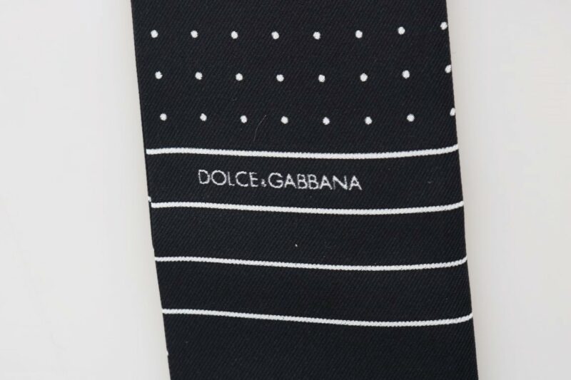Dolce & Gabbana Elegant Silk Men's Tie Scarf Wrap - Image 4