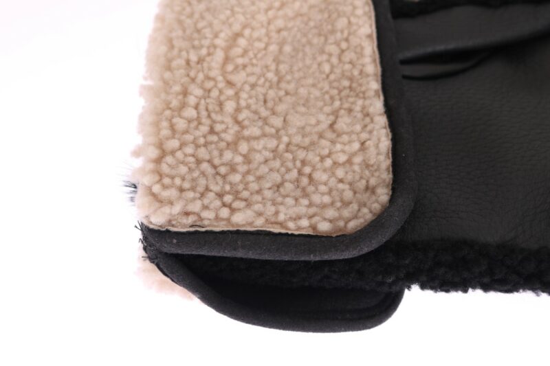 Dolce & Gabbana Studded Black Leather Gentleman's Gloves - Image 6