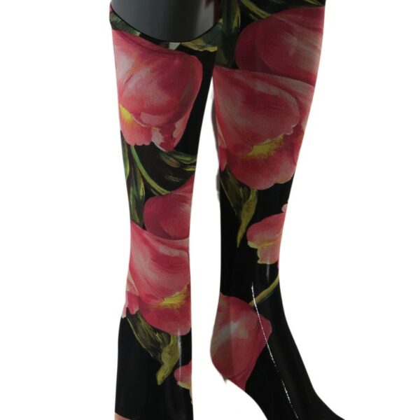 Dolce & Gabbana Floral Nylon Stretch Stockings