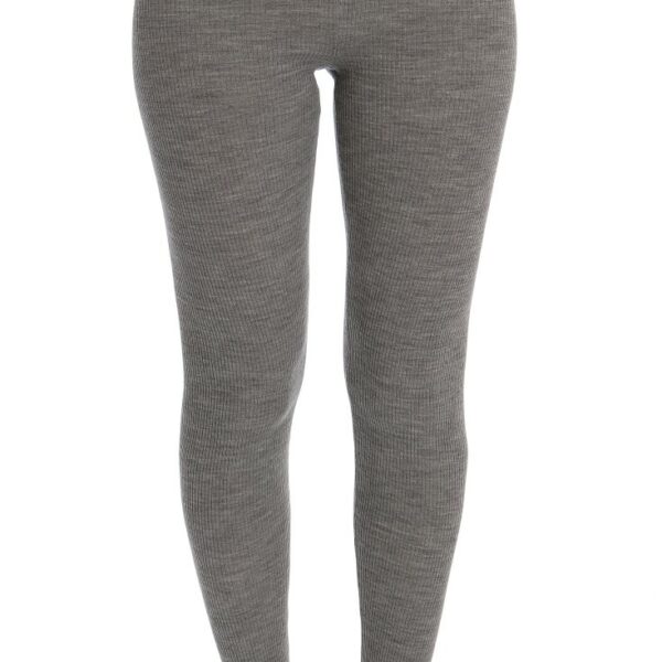 Dolce & Gabbana Elegant High Waist Cashmere Tights Pants