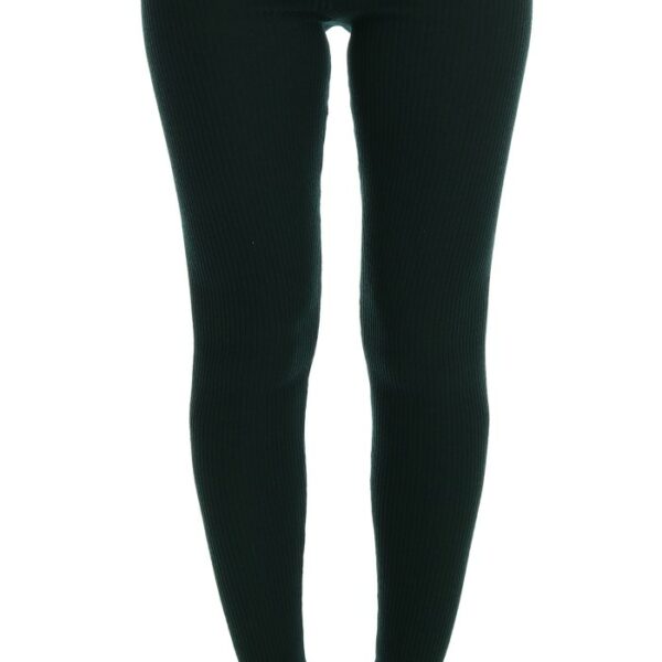 Dolce & Gabbana Elegant High Waist Green Wool Tights