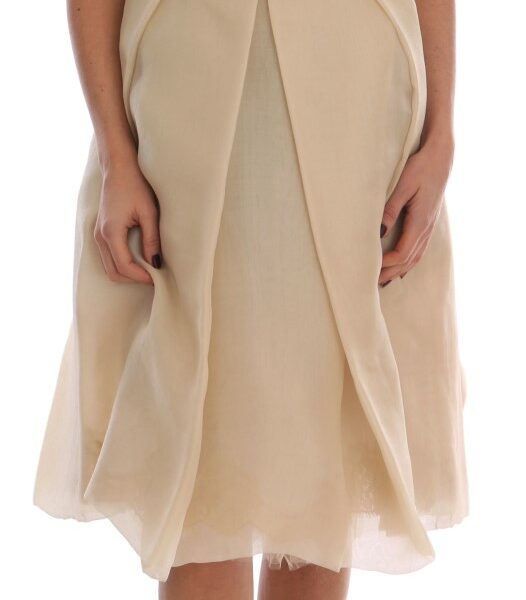 Dolce & Gabbana Elegant Embellished Lace & Organza Silk Dress