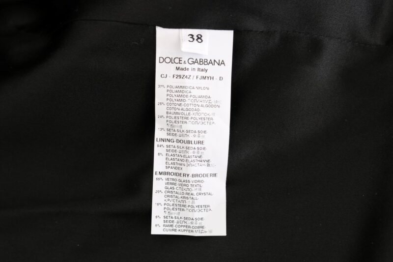 Dolce & Gabbana Enchanted Floral Crystal Blazer Jacket - Image 8