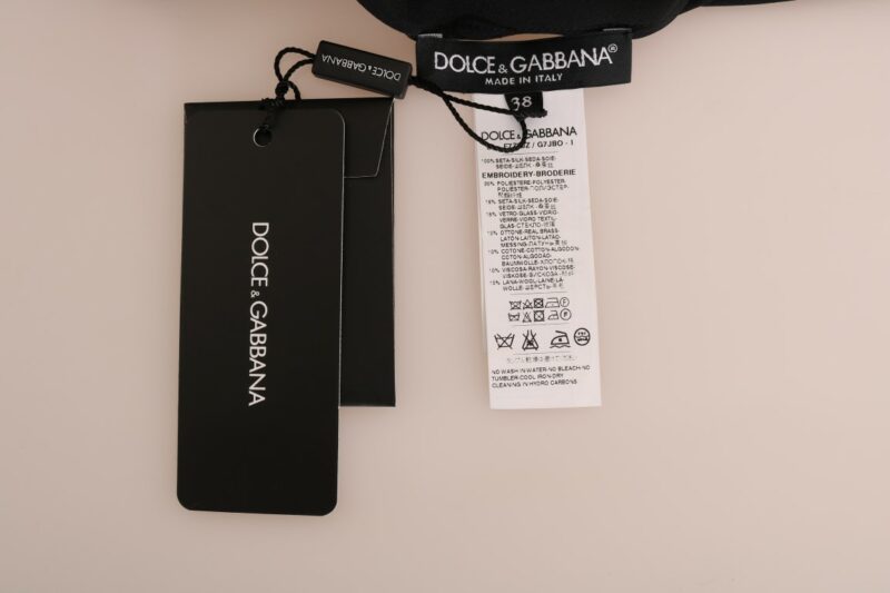 Dolce & Gabbana Fairy Tale Embroidered Silk Blouse - Image 7