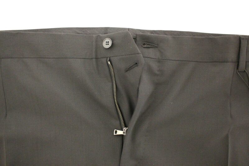 Dolce & Gabbana Elegant Pleated Black Wool Trousers - Image 5