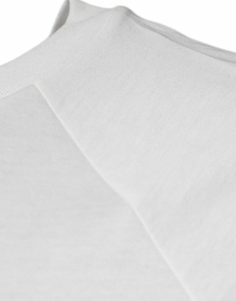 Dolce & Gabbana White DG Sport Crew Neck Short Sleeve T-shirt - Image 4