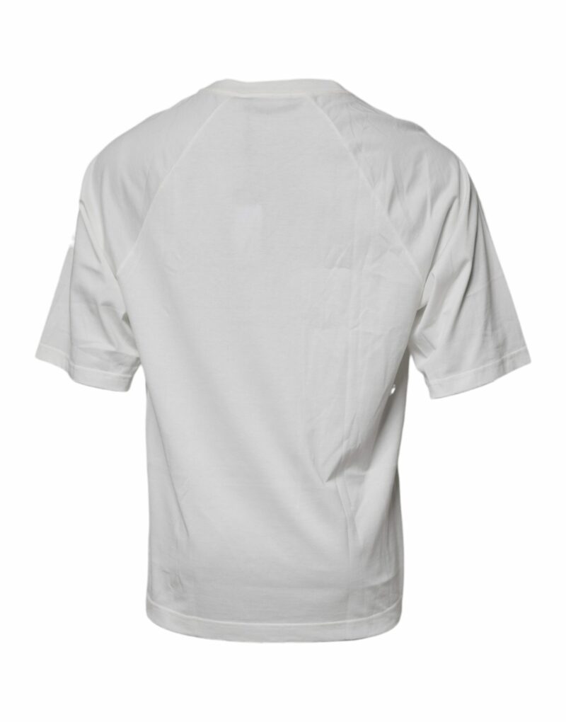 Dolce & Gabbana White DG Sport Crew Neck Short Sleeve T-shirt - Image 5