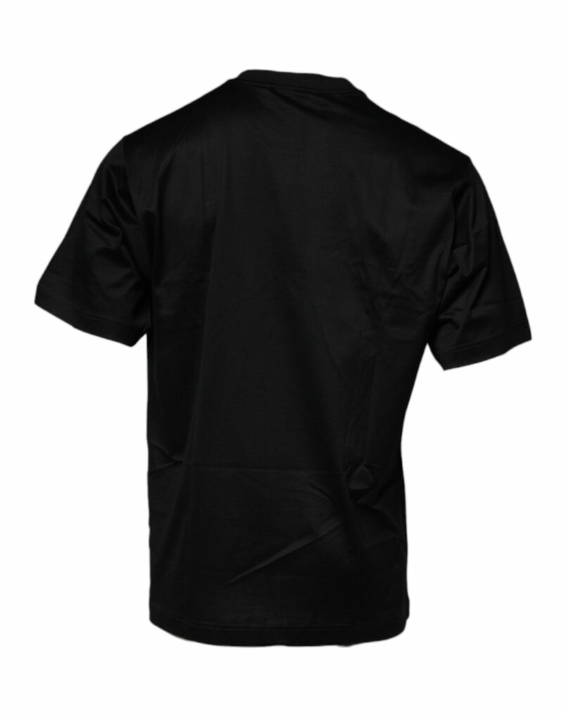 Dolce & Gabbana Black Crew Neck Short Sleeve T-shirt - Image 5