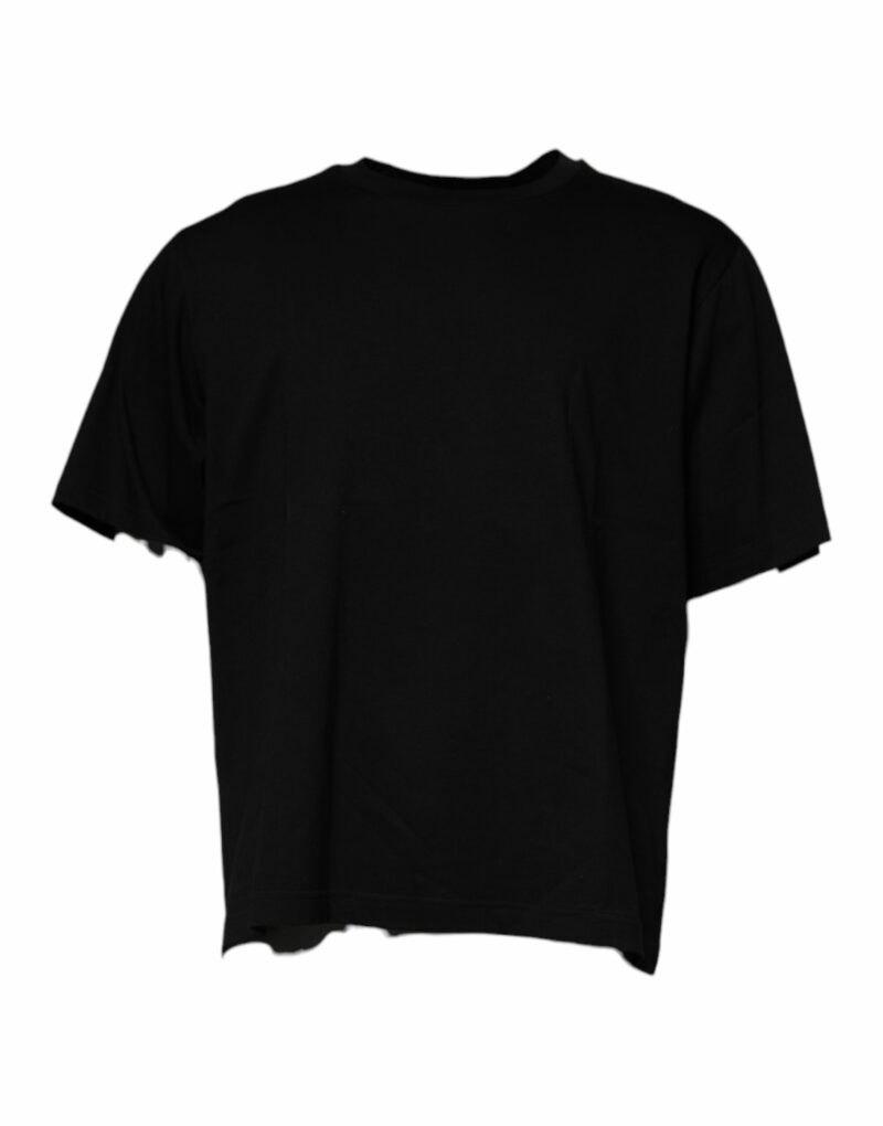 Dolce & Gabbana Black Crew Neck Short Sleeve T-shirt - Image 2