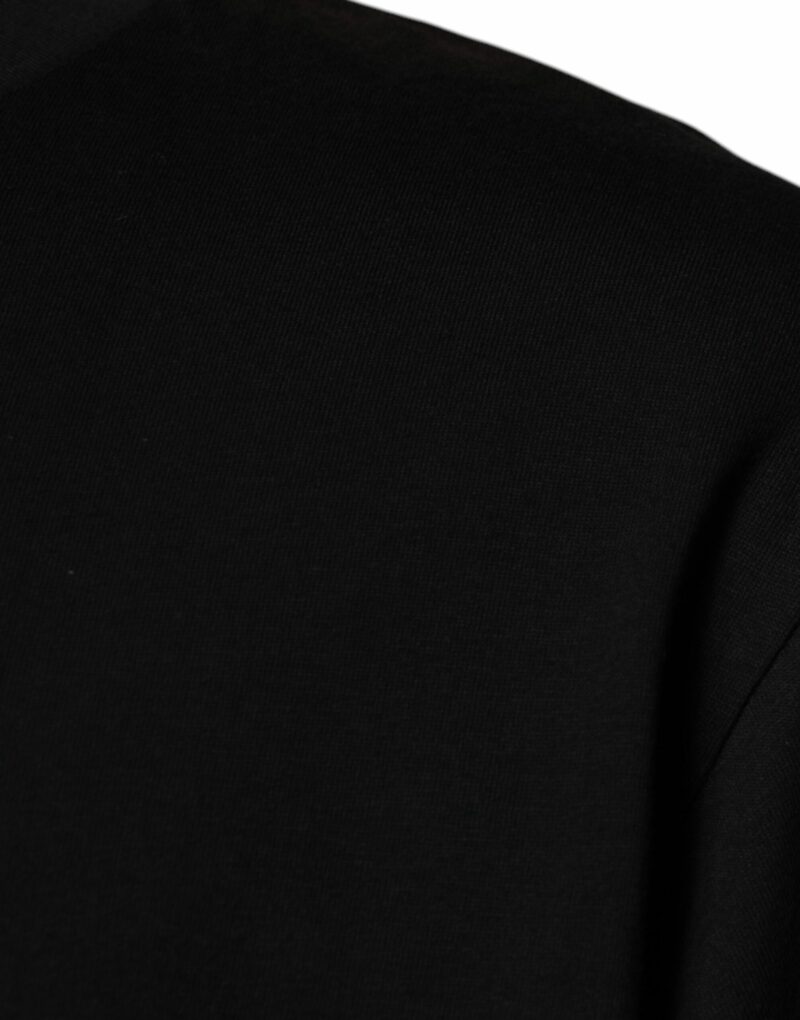Dolce & Gabbana Black Crew Neck Short Sleeve T-shirt - Image 4