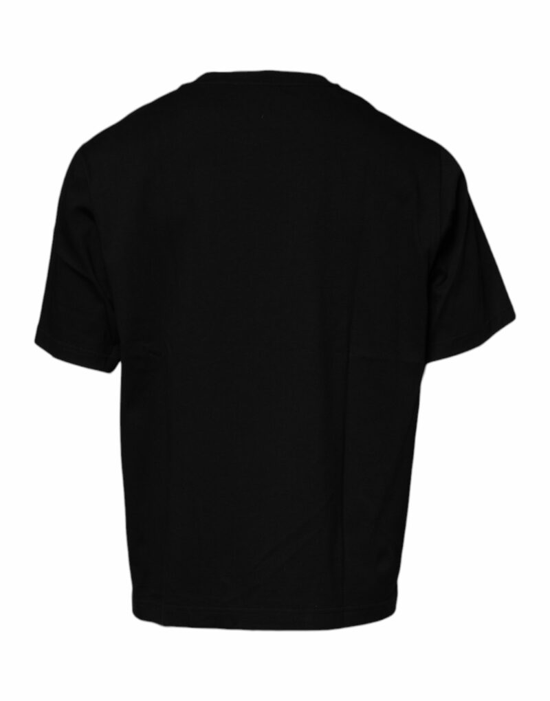 Dolce & Gabbana Black Crew Neck Short Sleeve T-shirt - Image 5