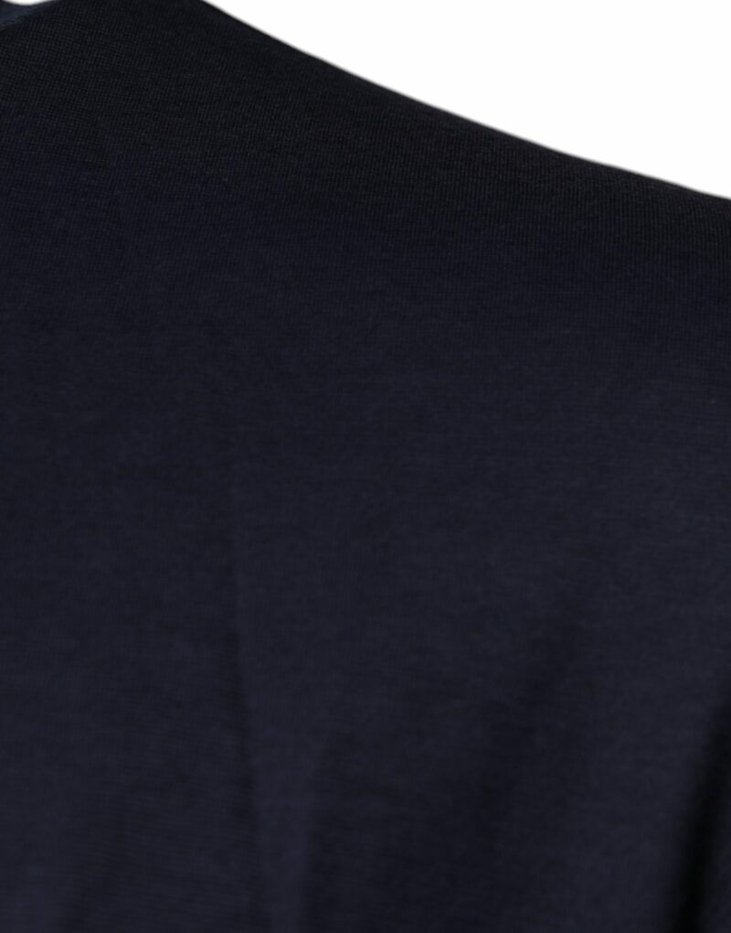Dolce & Gabbana Blue D&G King Of Love Cotton Crew Neck T-shirt - Image 4