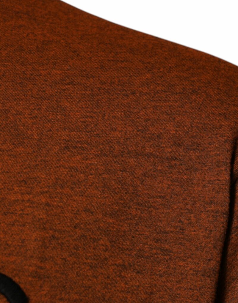 Dolce & Gabbana Brown DG Logo Cotton Crew Neck T-shirt - Image 4