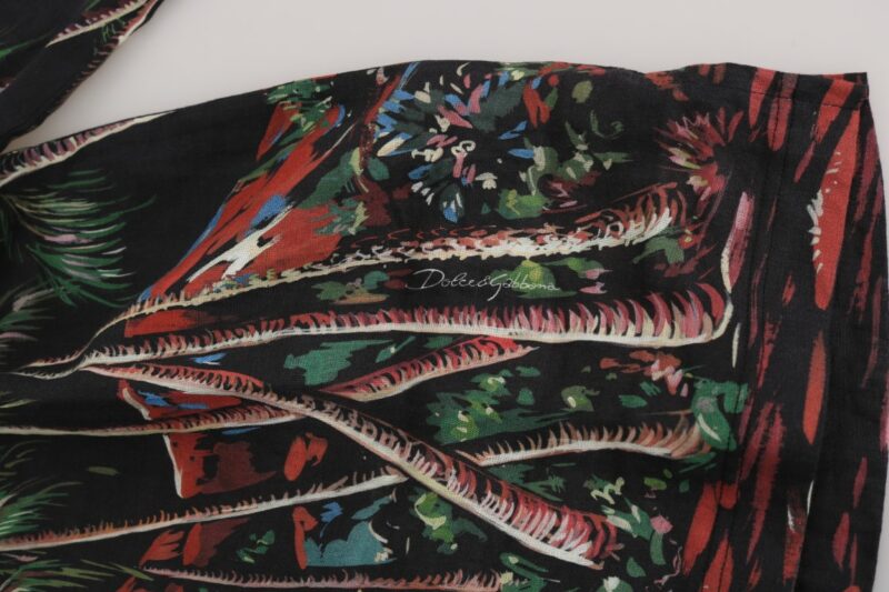 Dolce & Gabbana Sicilian Volcano Motive Polo Tee - Image 4