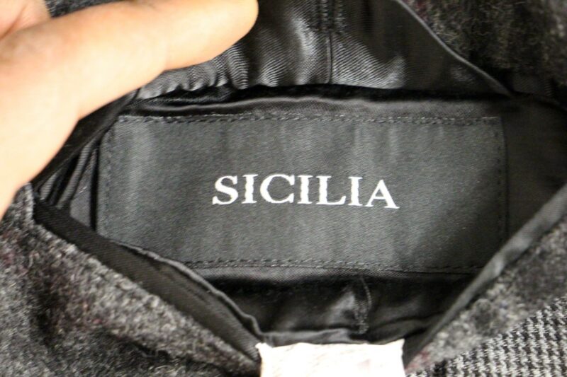 Dolce & Gabbana Sicilia Checkered Wool Blend Coat - Image 8
