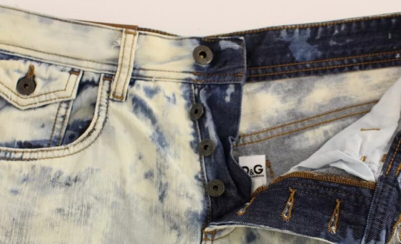 Dolce & Gabbana Blue D&G Cotton Washed Jeans Denim Shorts - Image 6