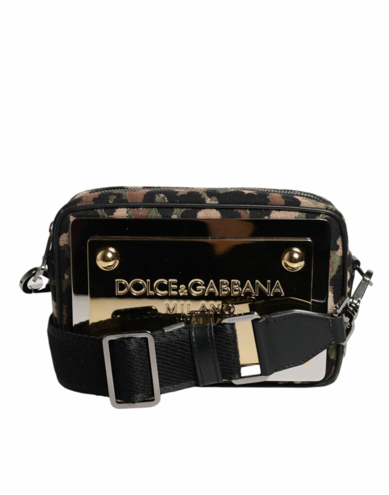 Dolce & Gabbana Multicolor Leopard Jacquard DG Logo Crossbody Bag - Image 3