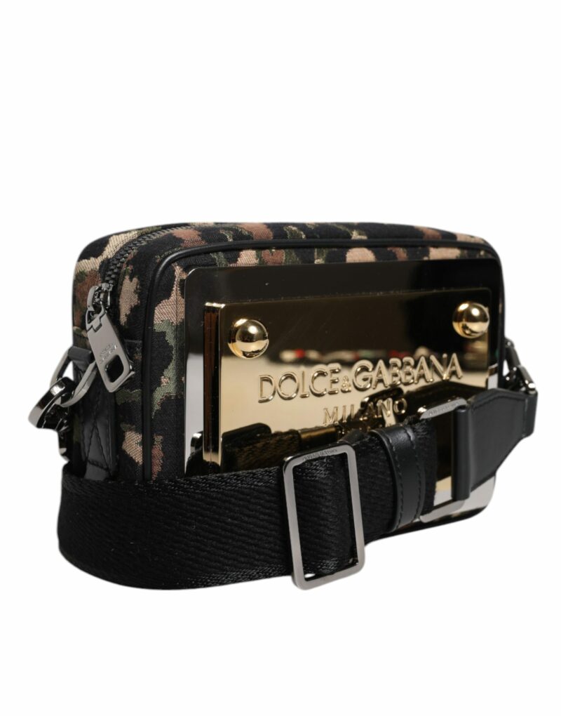 Dolce & Gabbana Multicolor Leopard Jacquard DG Logo Crossbody Bag - Image 4