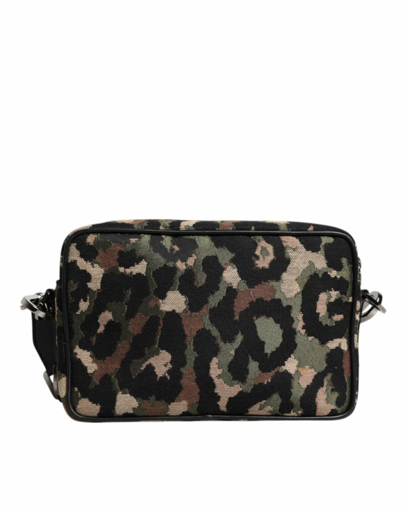Dolce & Gabbana Multicolor Leopard Jacquard DG Logo Crossbody Bag - Image 5