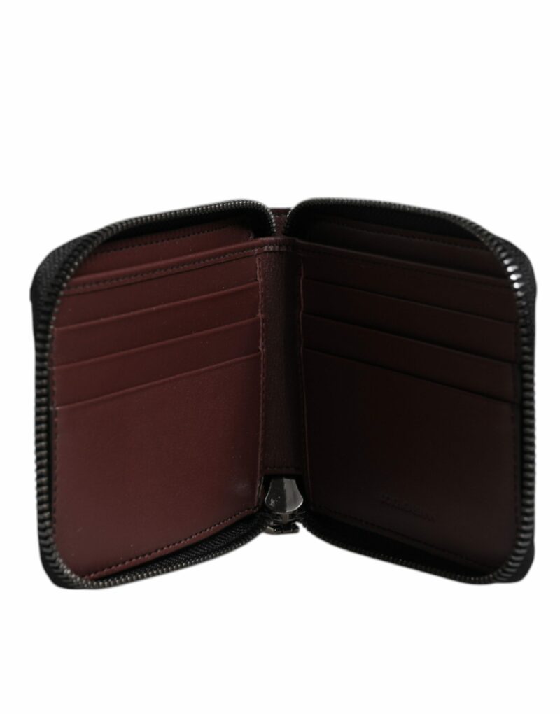 Dolce & Gabbana Multicolor Exotic Leather DG Bifold Card Holder Wallet - Image 6