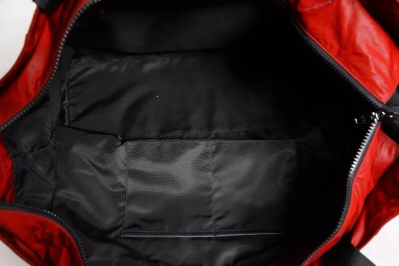 Dolce & Gabbana Red Nylon Calfskin Hand Shoulder Duffel Bag - Image 8