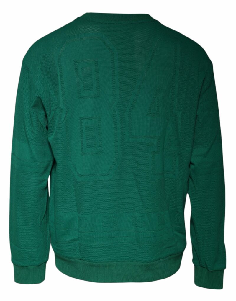 Dolce & Gabbana Green Logo Nylon Crew Neck Pullover Sweater - Image 3