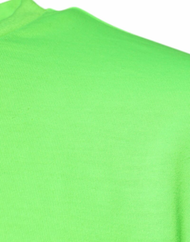 Dolce & Gabbana Green Logo Polyester Crew Neck T-shirt - Image 6