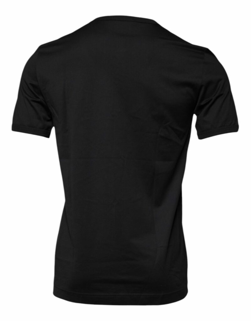 Dolce & Gabbana Blue Crown Crew Neck Short Sleeves T-shirt - Image 3