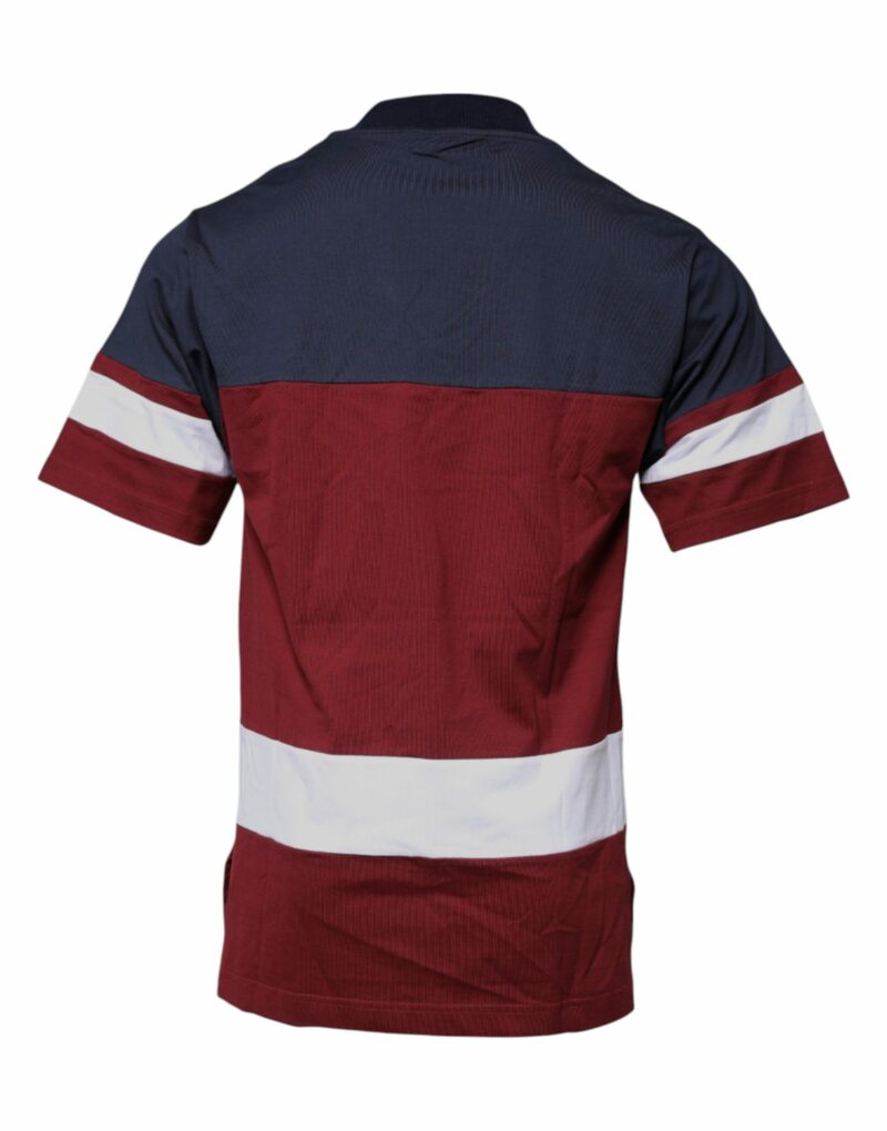 Dolce & Gabbana Multicolor Cotton Vneck Short Sleeve T-shirt - Image 5