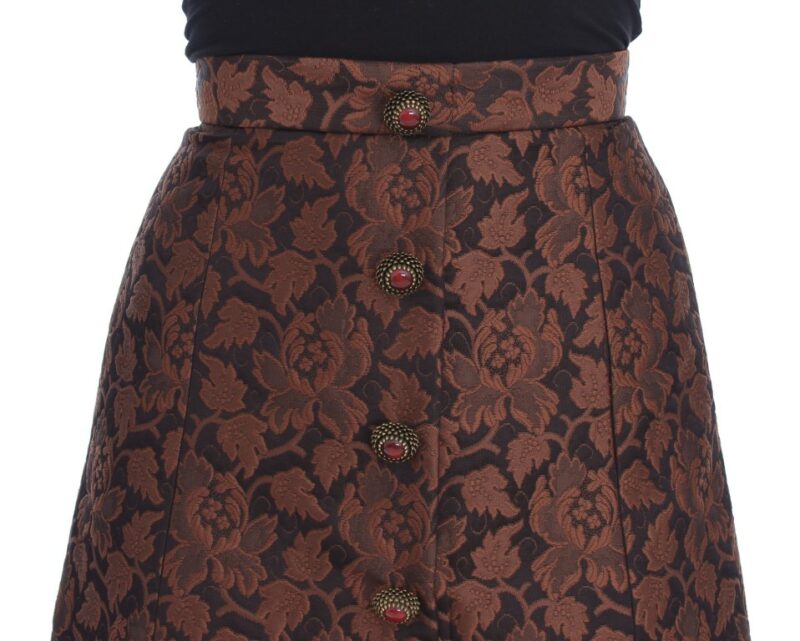 Dolce & Gabbana Elegant Brocade Bubble Skirt - Image 5