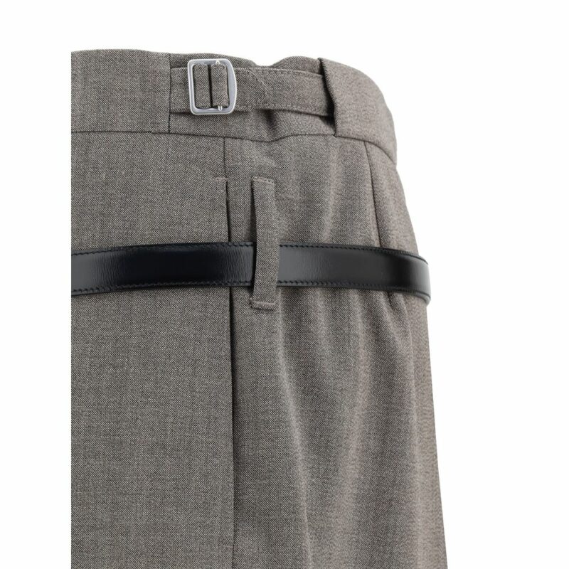 Prada Mélange palazzo Pants - Image 3