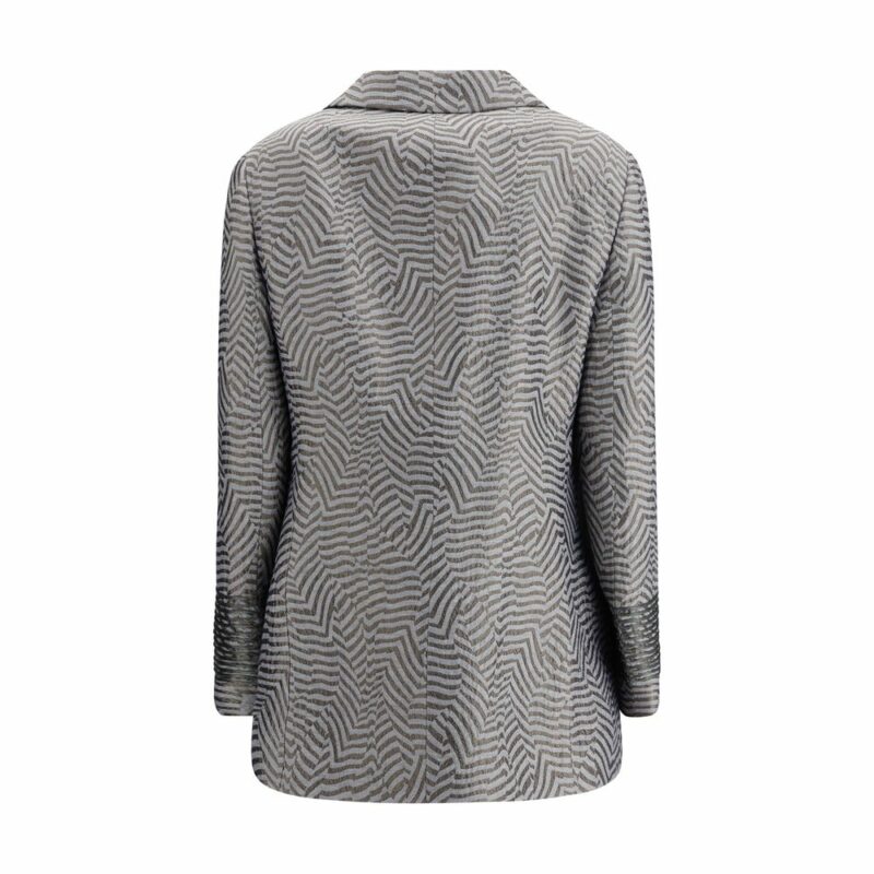 Giorgio Armani Embroidered striped Blazer - Image 2
