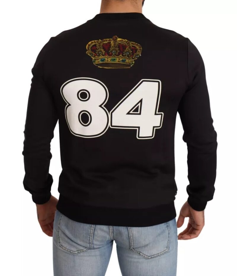 Dolce & Gabbana Black Cupid Print Hoodie Sweatshirt Sweater - Image 4