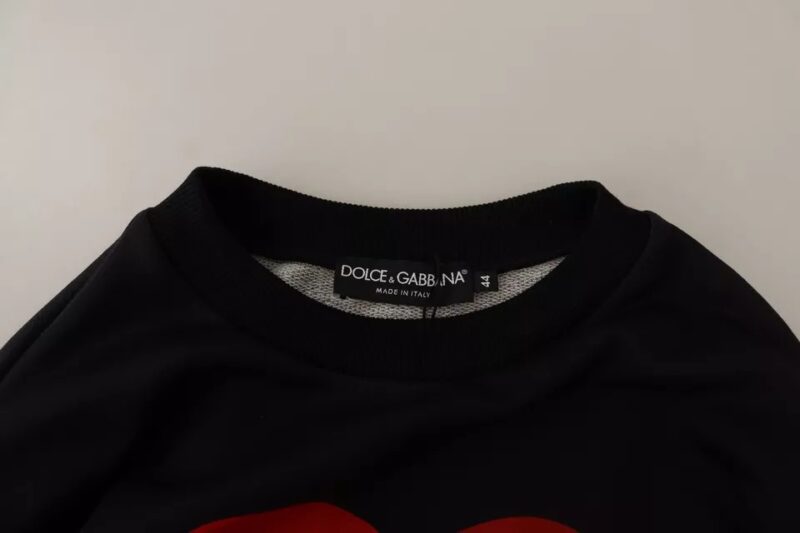 Dolce & Gabbana Black Cupid Print Hoodie Sweatshirt Sweater - Image 8